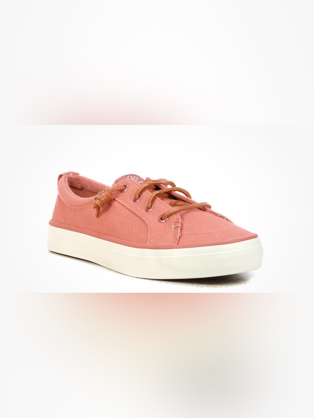 Sperry Women’s Pink Sea Cycled Crest Sneakers Size 8 Preppy Boho Nautical Boat
